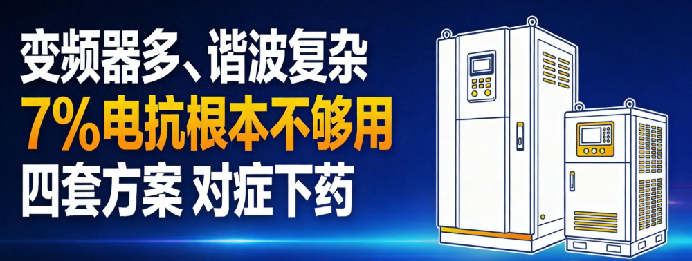 畸变率28%！变频器扎堆的工厂，海德莱电力四套方案从省钱到省心