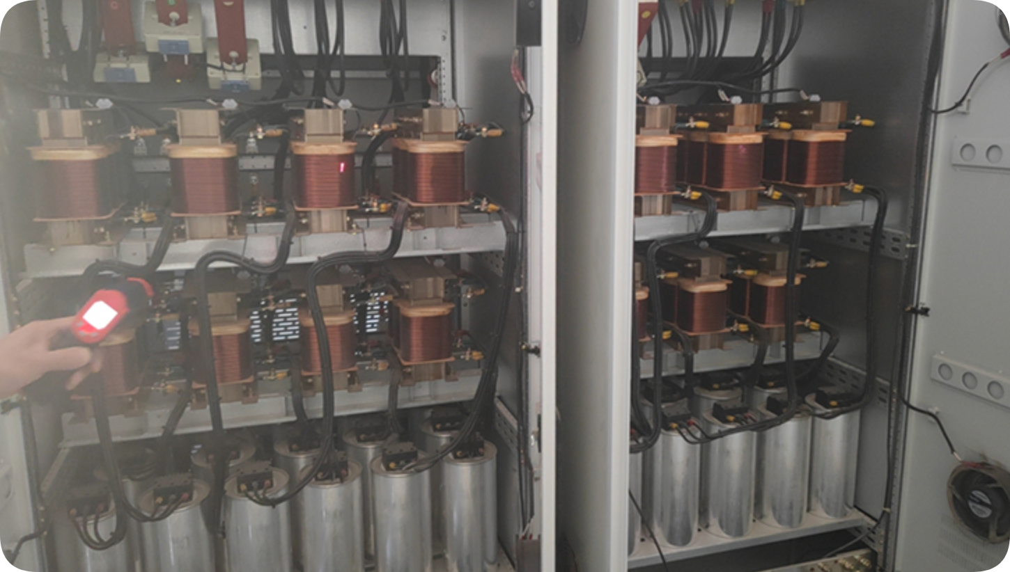 低压补偿柜电抗器C相电流大发热的原因