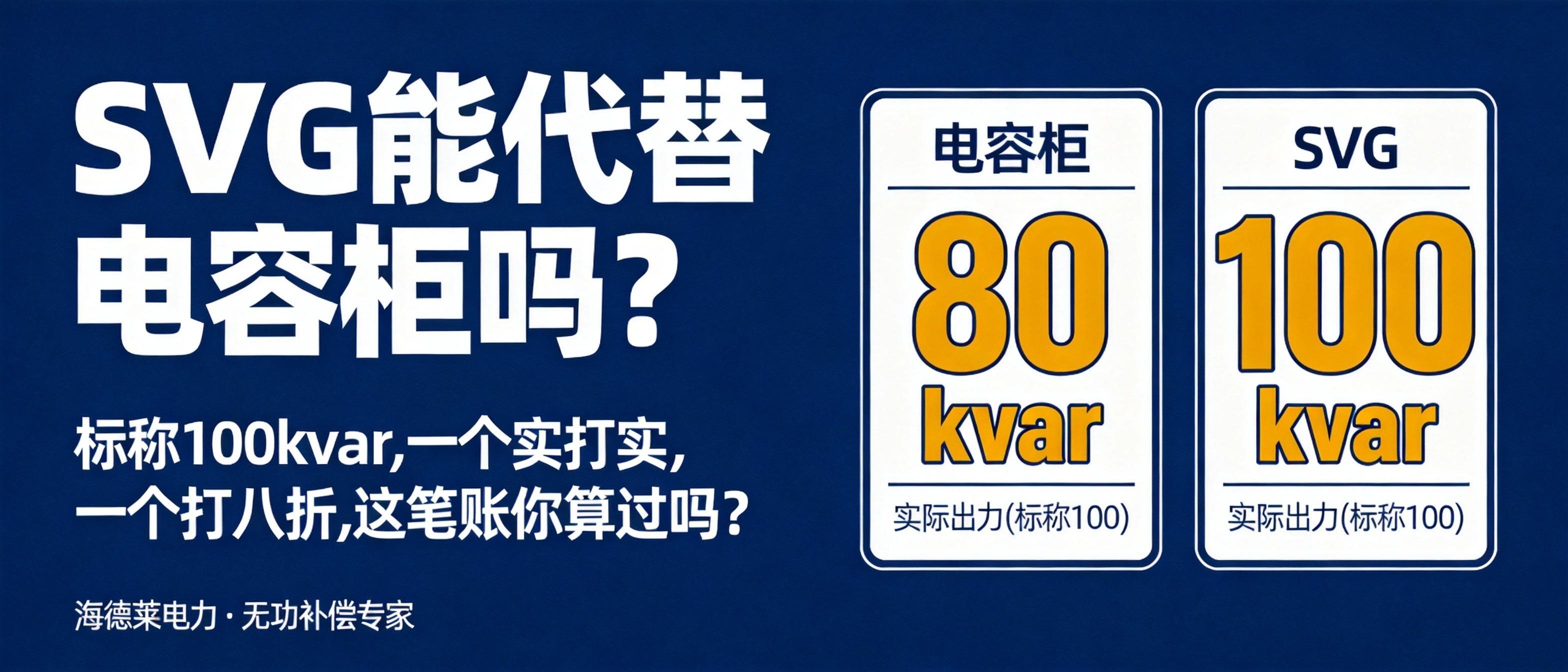 SVG真的能全面替代电容柜了吗？海德莱电力的答案有点意外